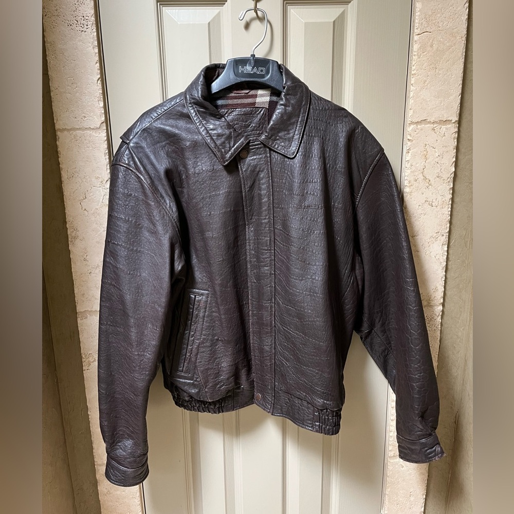 Gordon & Ferguson Men’s Leather Jacket-Large